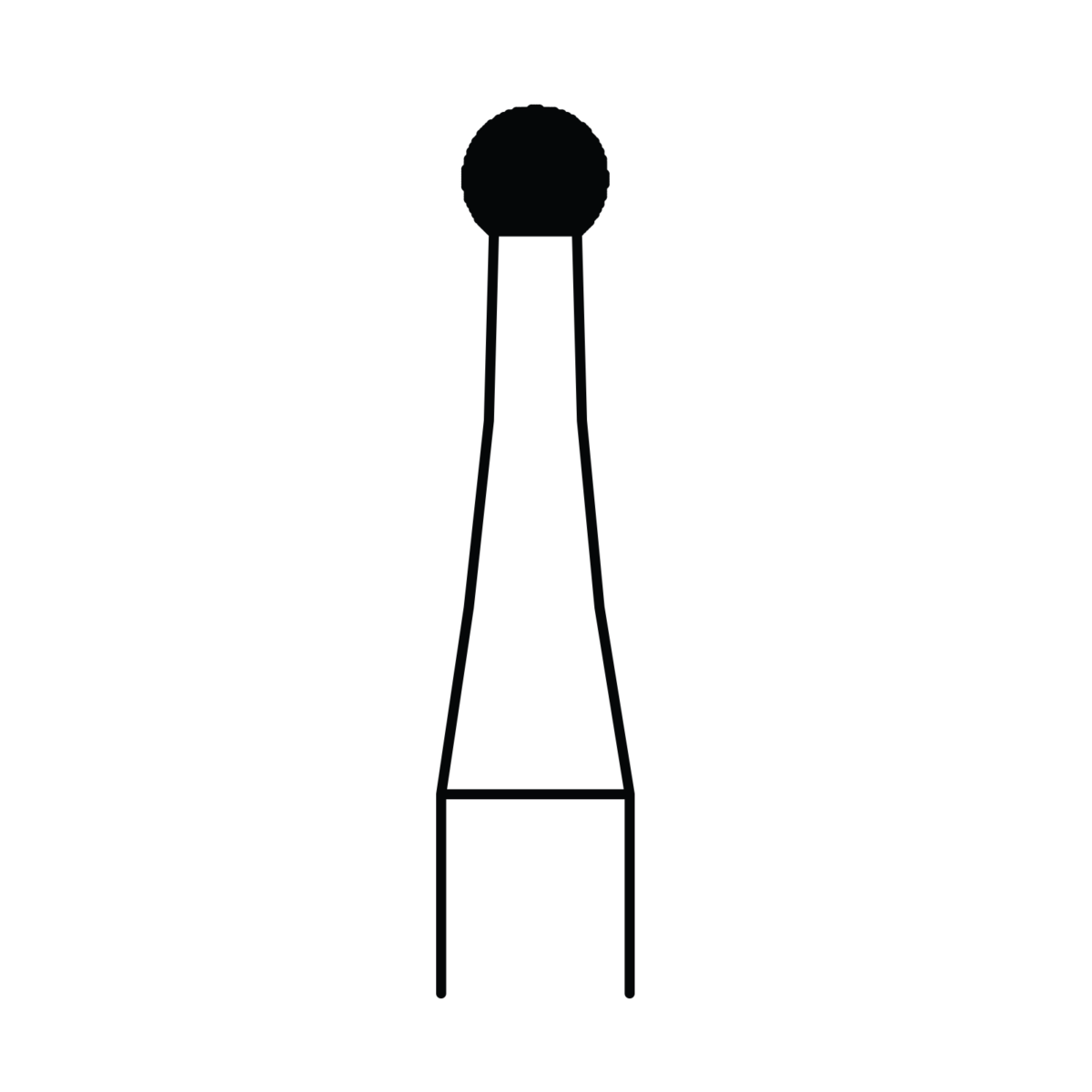 801L/014PF - Surgical Length Round 6/PK