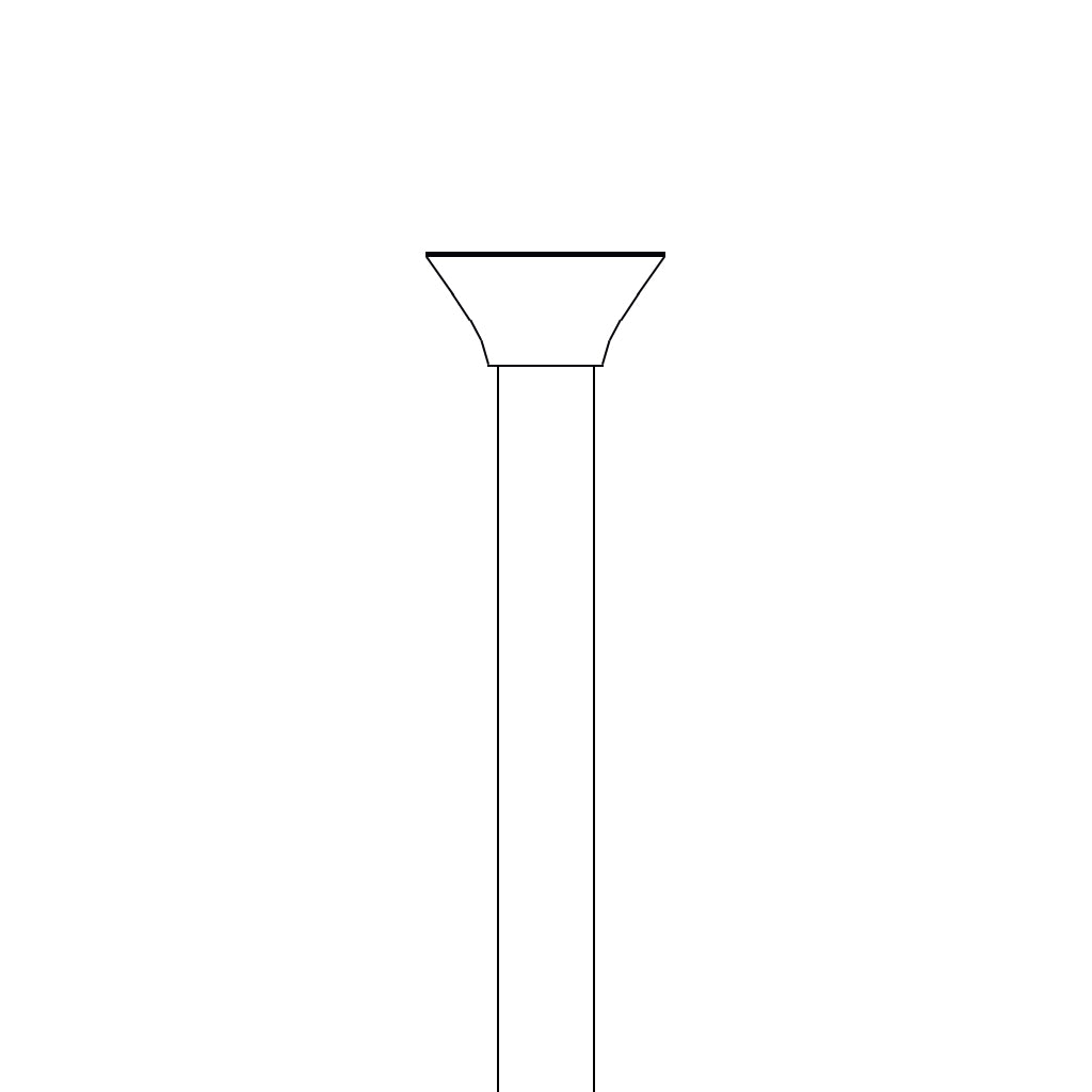 810HP/094 - Inverted Cone Straight Handpiece 1/PK
