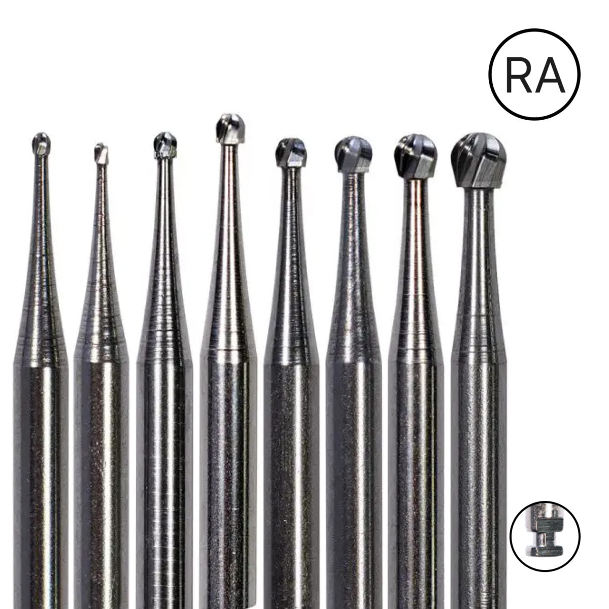 RA - Round (RA - Right Angle)