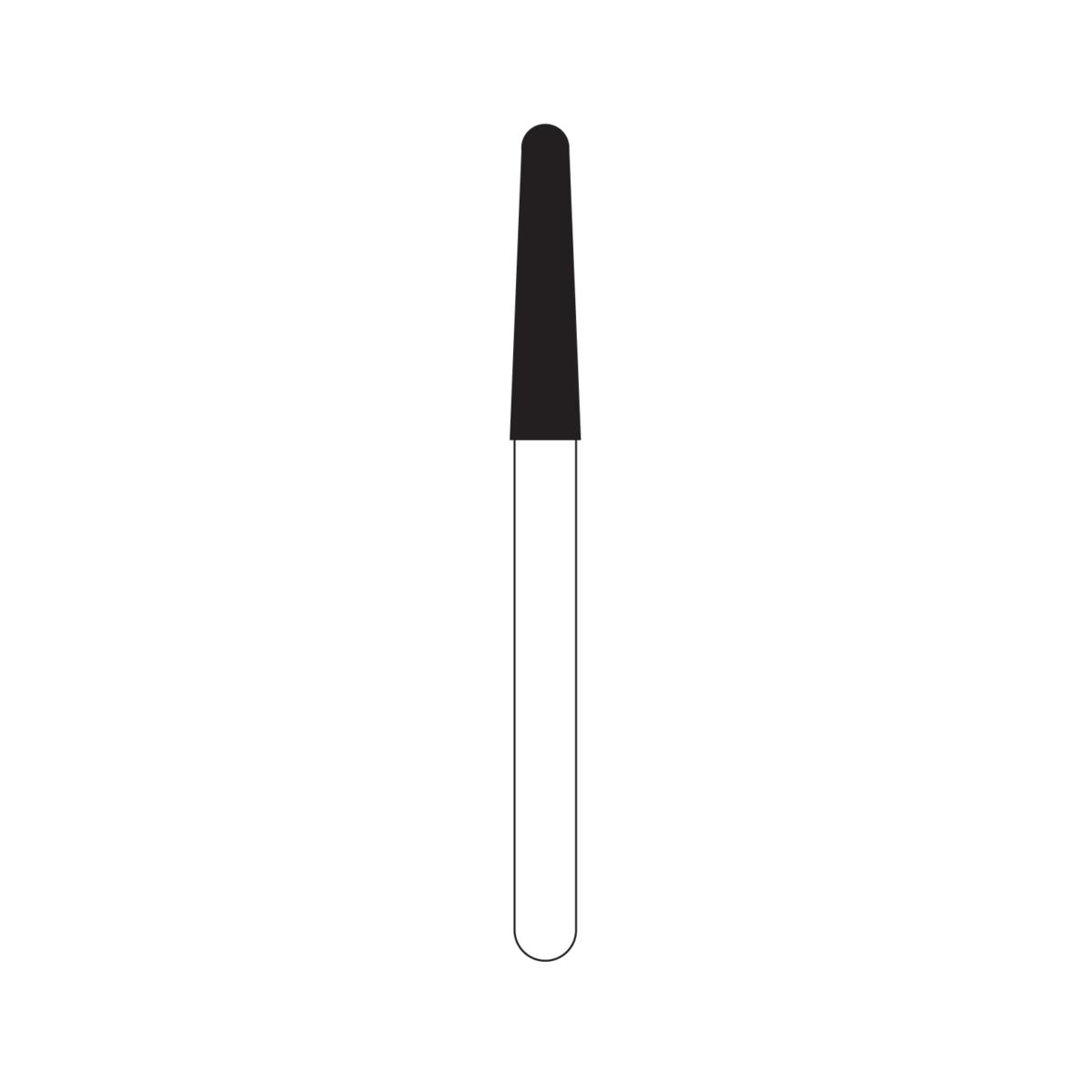 S856L/018 - Long Round End Taper 25/PK
