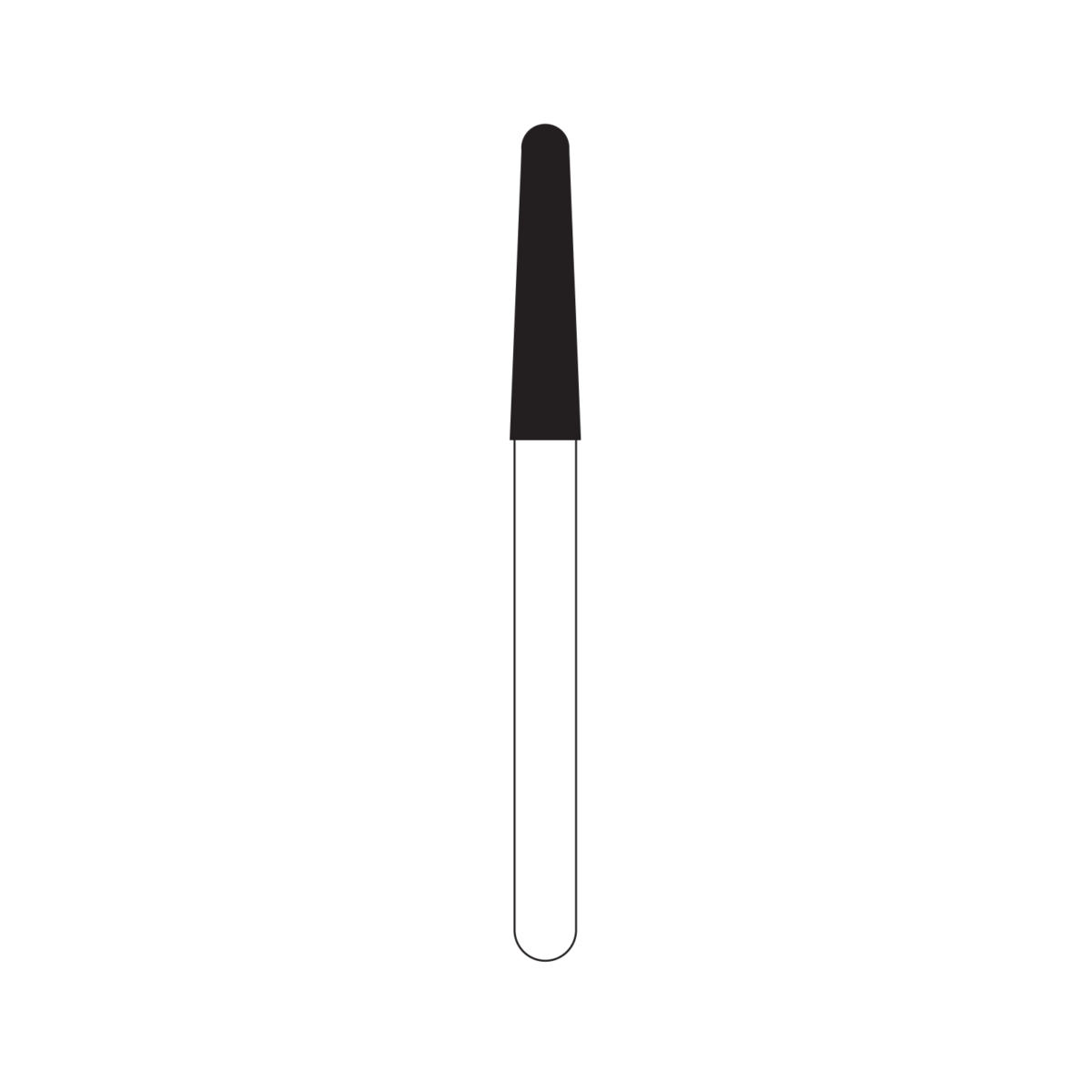 856L/018 - Round End Taper 6/PK
