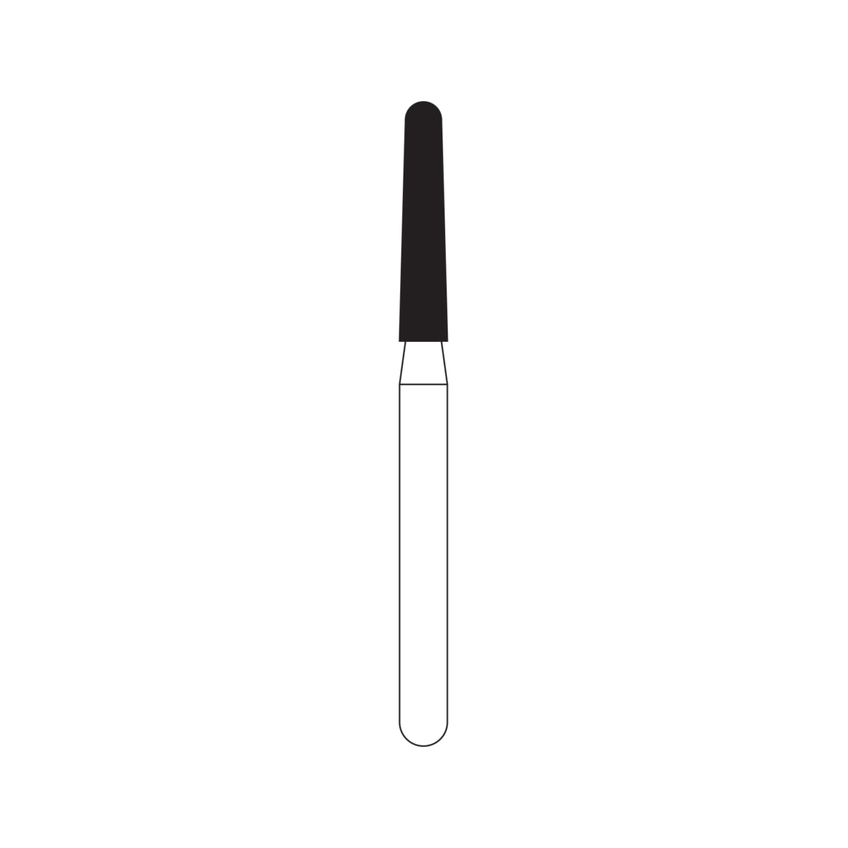 S856L/016 - Long Round End Taper 25/PK