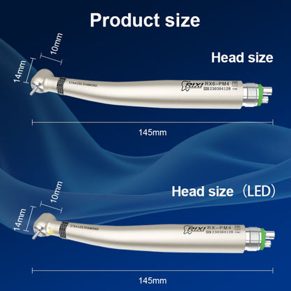 Black Diamond - 4 Hole High Speed Handpiece