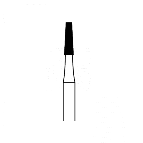 SS701 -Tapered Fissure Short Shank Friction Grip 25/PK