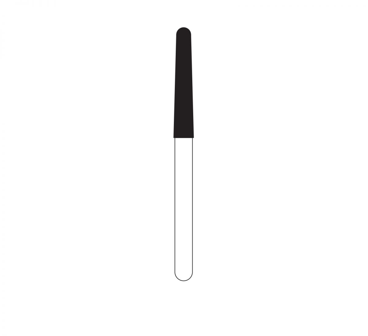 850L/024 - Long Round End Taper 6/PK