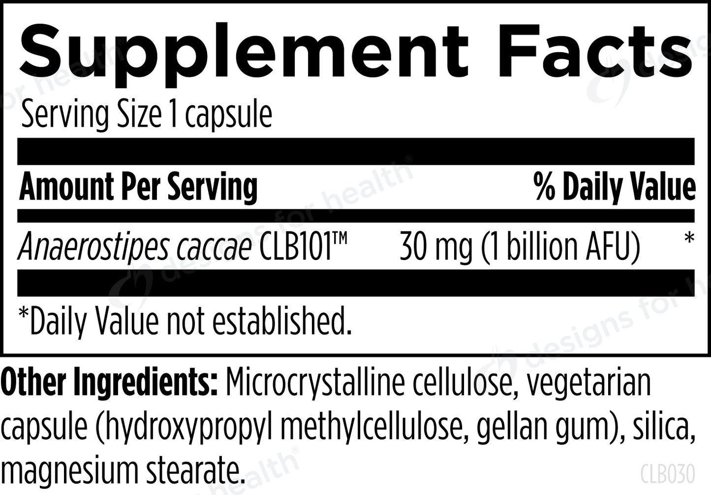 Anaerostipes Probiotic 