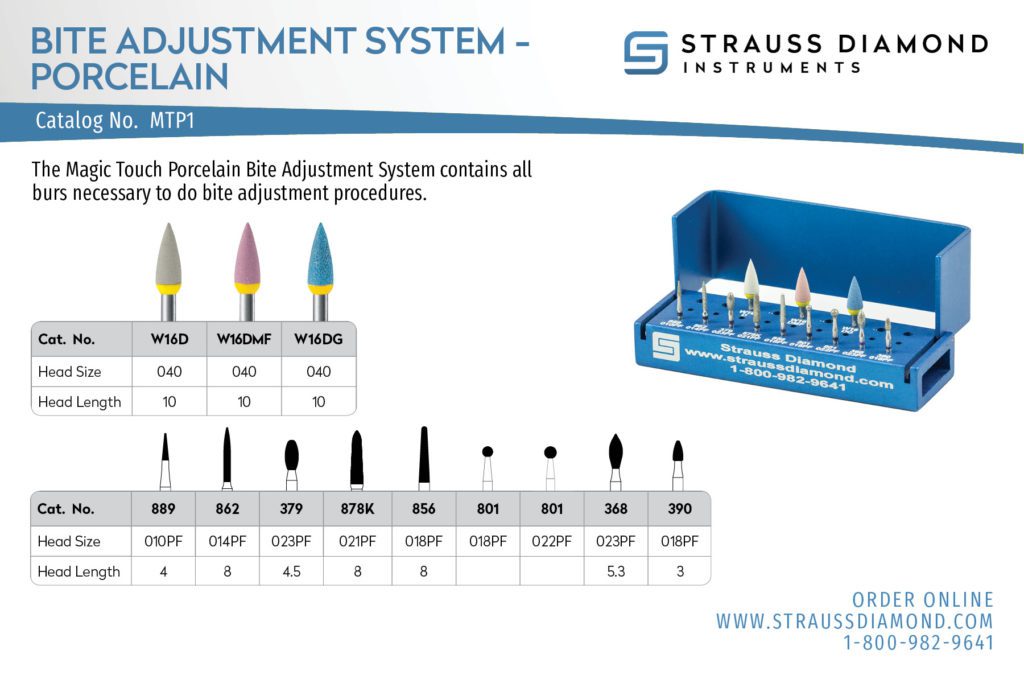MTP1 Porcelain Bite Adjustment Strauss Diamond