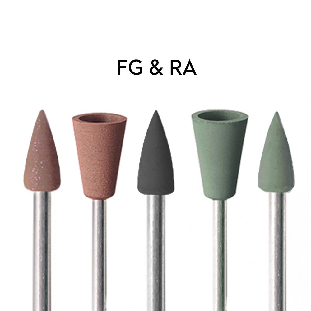 Dental Polishing Tools Porcelain, Lithium Disilicate, & Zirconia