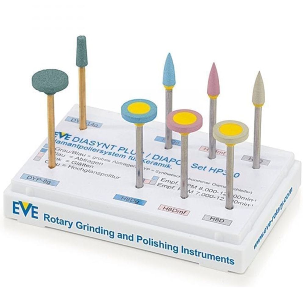 Dental Polishing Tools Porcelain, Lithium Disilicate, & Zirconia