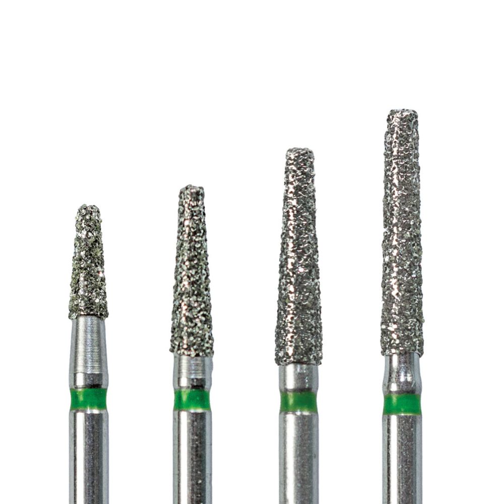 CROSSTECH MultiUse Dental Diamond N4LF, GUIDEPIN-508/020F, Fine, 5 Burs