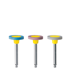 W8-Diapol RA Long Flame 3-Step Porcelain Diamond Polishers